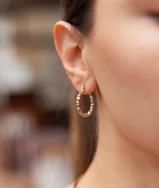 One Dorica One Cube Earring