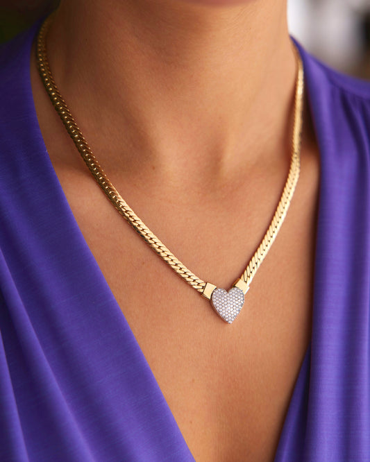 Heart Snake Necklace