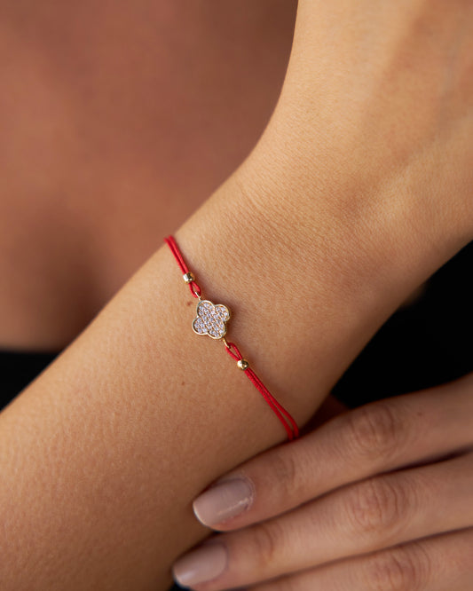 String Clover Bracelet