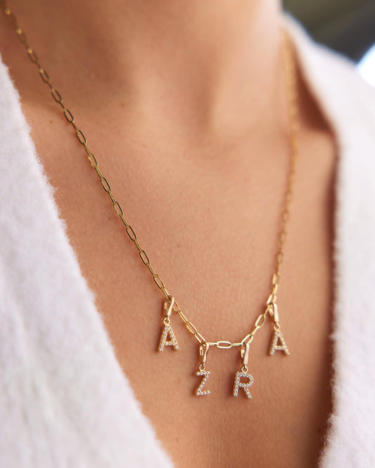 Charm Letter Necklace