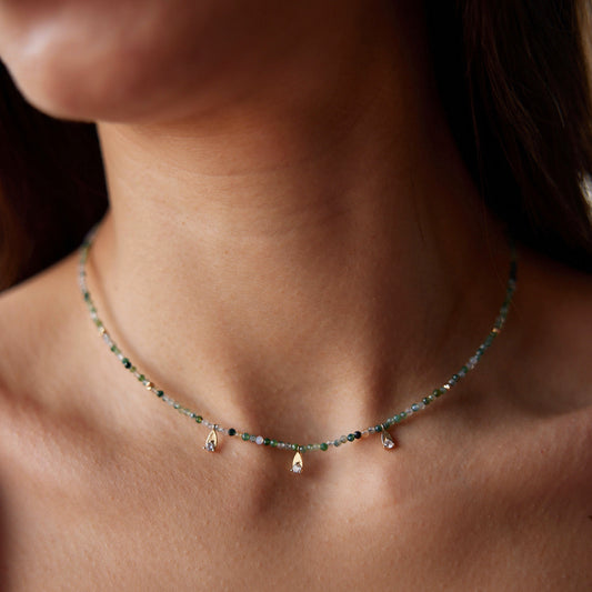 Moss Agate Necklace