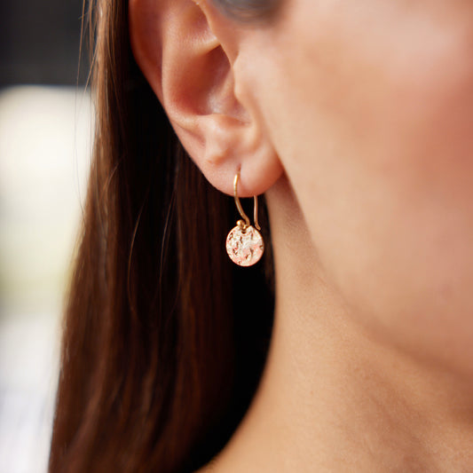 Tattoo Sequin Mengeç Earrings