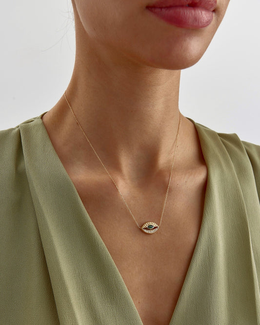 Heritage Yeşil Göz Kolye