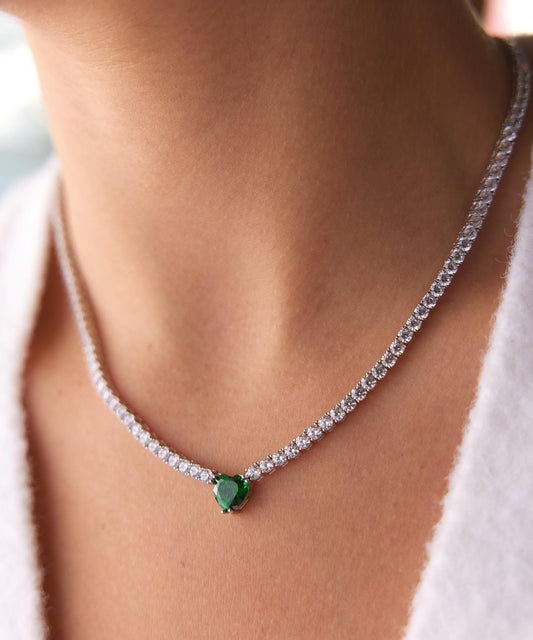 Green Heart Waterway Necklace