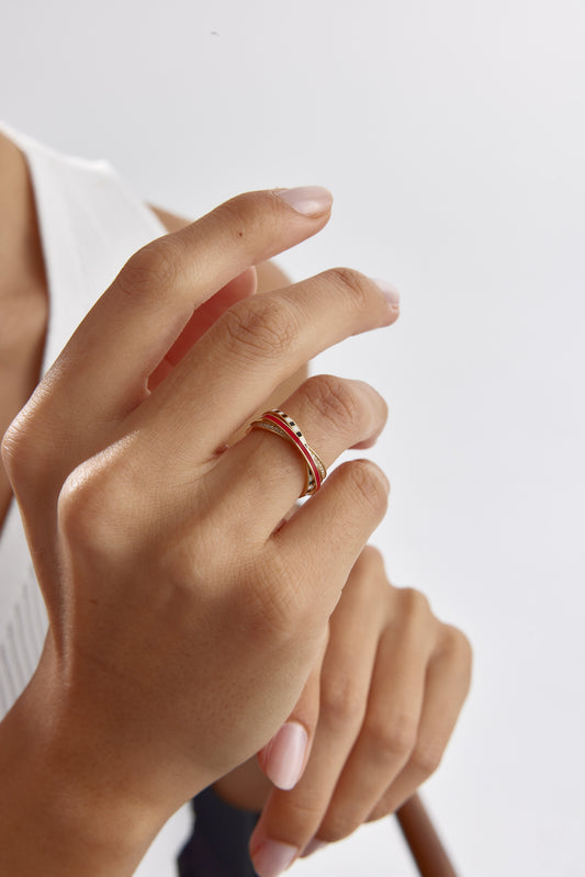 Üçü Bir Arada Yüzük