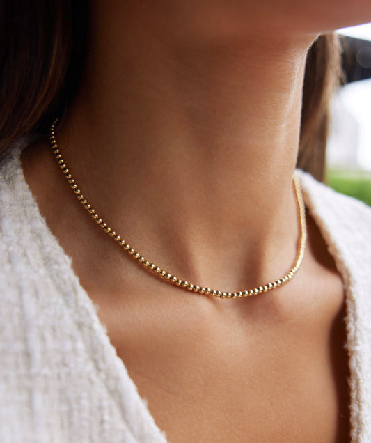 Rows of Shiny Bulk Necklaces