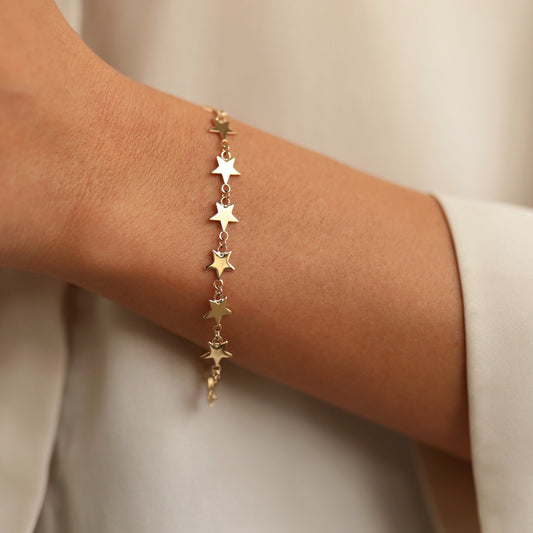 Row of Stars Bracelet