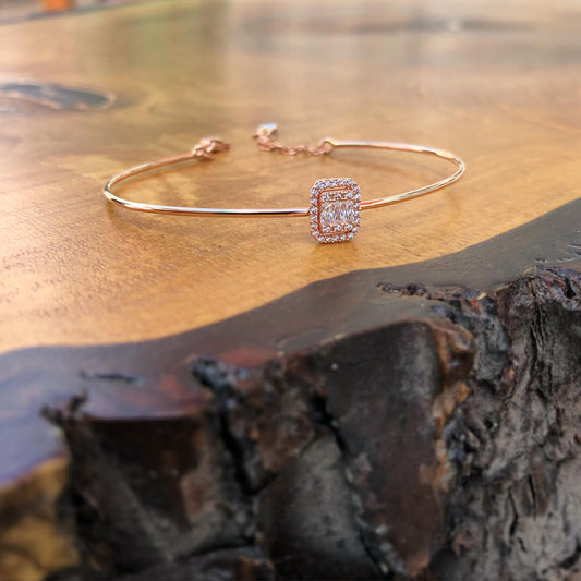 Baguette Wire Bracelet