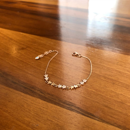 Sıralı Yıldız İnce Gurmet Bileklik