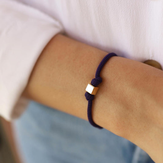 String Cube Bracelet