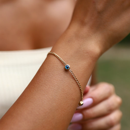 Gurmet Zincirli Üç Göz Bileklik