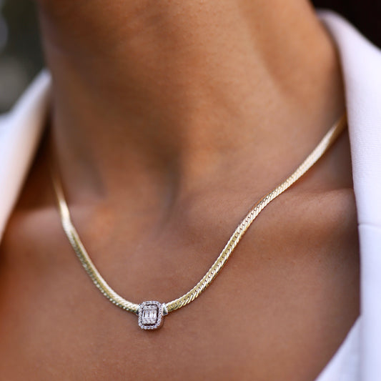 Bagetli İnce Snake Gerdanlık