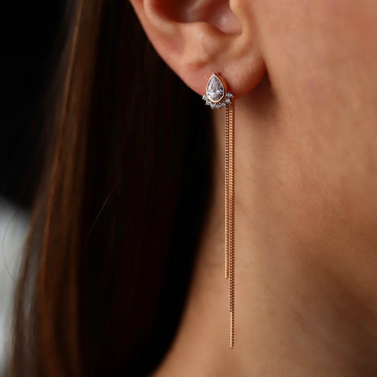 Chain Dangle Drop Earrings