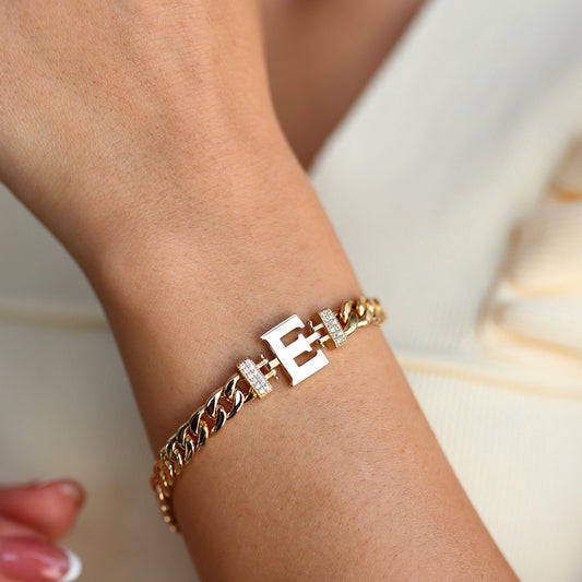 Gurmetli harf Bileklik