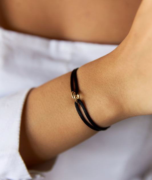 Çift Halkalı İp Bileklik