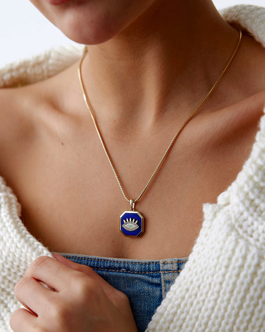 Octagon Eye Necklace