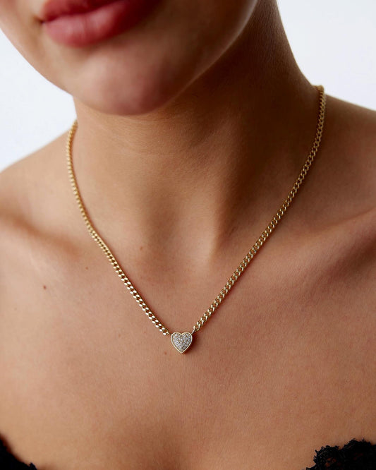 Stone Heart Necklace