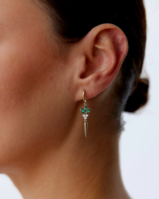 Spear Lotus Earring