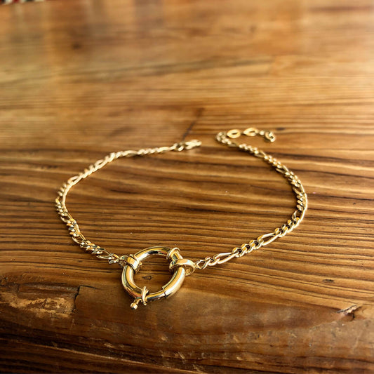 Sailor Locked Figaro Anklet