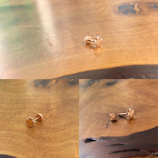 Clover Tragus Piercing