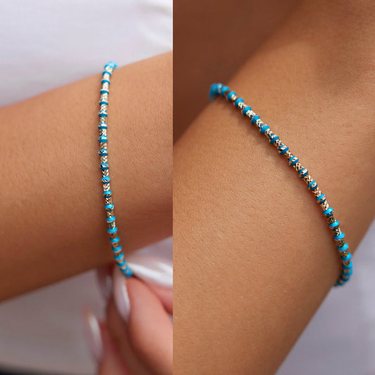 Blue Cataphoresis Bracelet