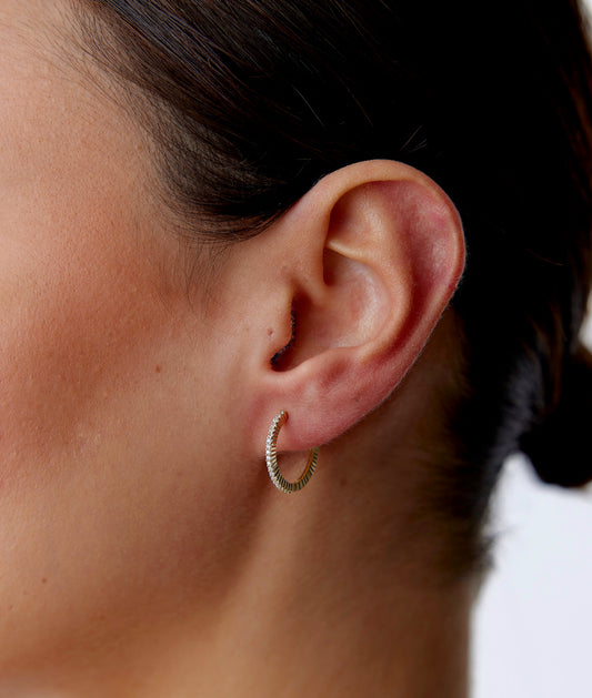 Pencil Row Stone Earrings