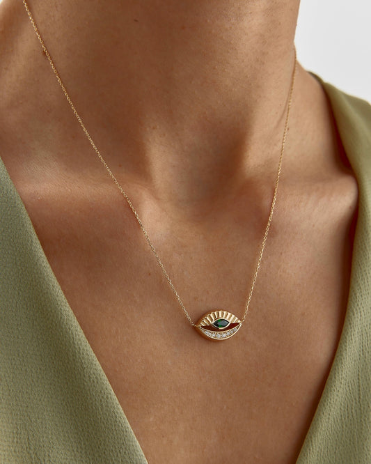 Heritage Yeşil Göz Kolye