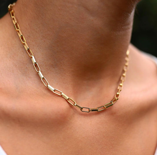 Straight Paperclip Choker