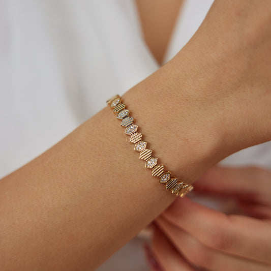 Stone Strip Bracelet