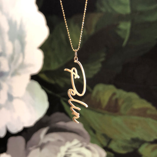 Handwritten Name Necklace