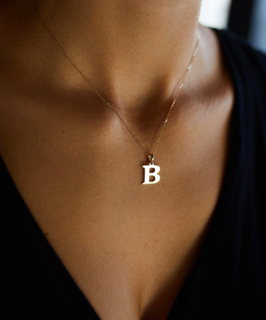 Bingo Letter Necklace