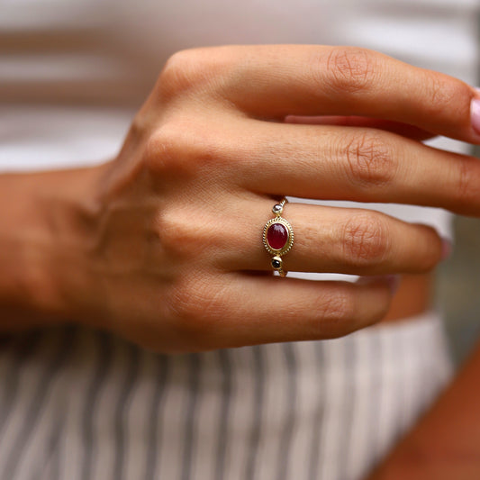 Natural Agate Ring