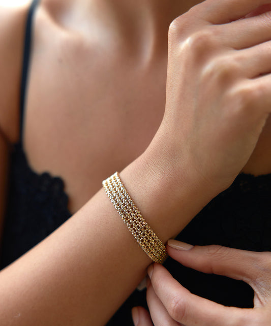 Four Rows Wrapped Dorica Bracelet