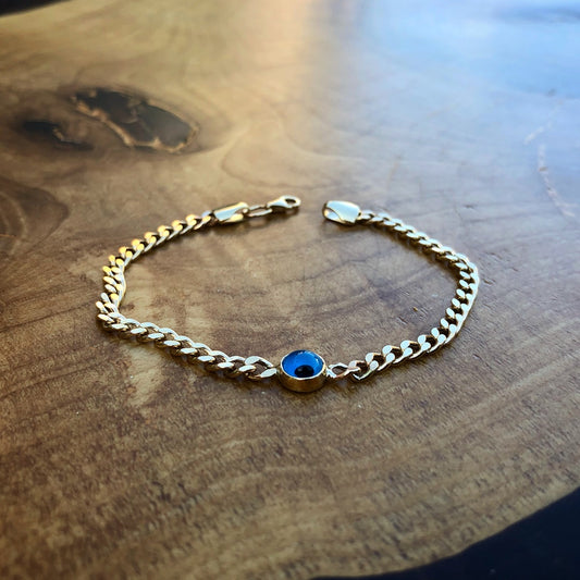 Nostalgic Single Evil Eye Bracelet