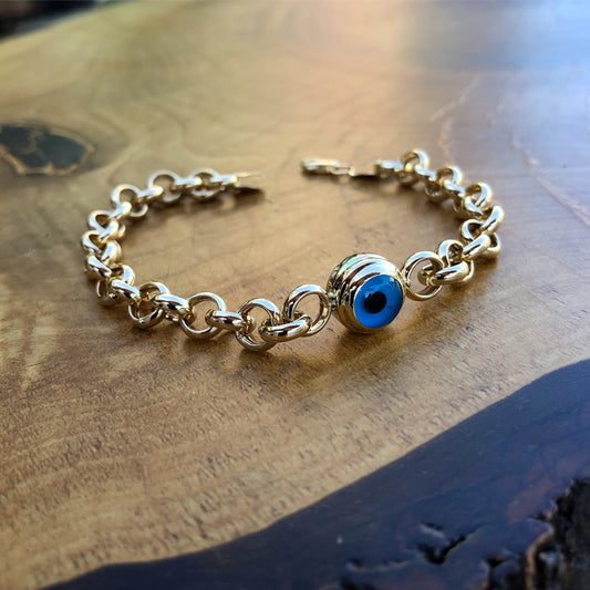 High Society Eye Bracelet with Wide Ass Ring