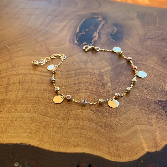 Round Sequin Bracelet with Dorica Balls