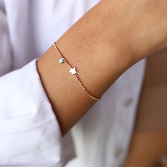 Golf Zincirli Yıldız Bileklik