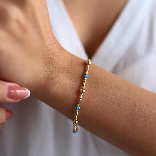 Dorikalı Cam Nazar Bileklik