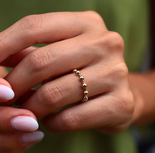 Row of Ball Rings