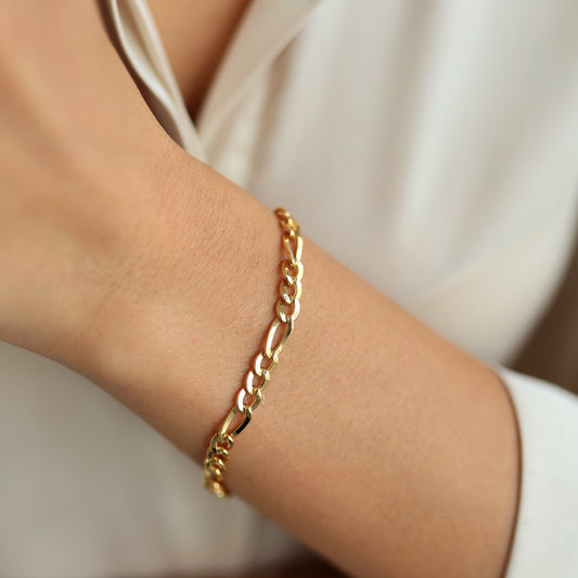 Geniş Figaro Bileklik