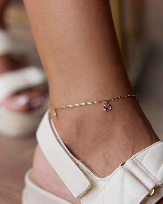 Natural Stone Anklet