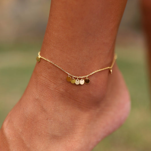 Tattoo Sequin Anklet