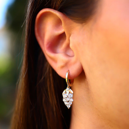 Nostalgic Grape Bunch Earrings