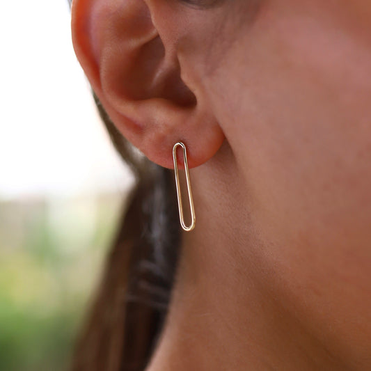 Paperclip Earring