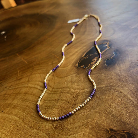 Purple Cataphoresis Necklace