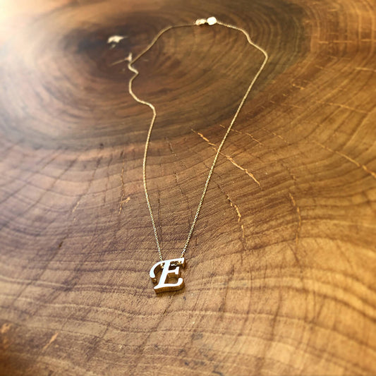 Handwritten Letter Necklace Series