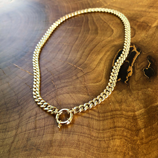 Sailor Locked 40 Cm Twist Choker Necklace