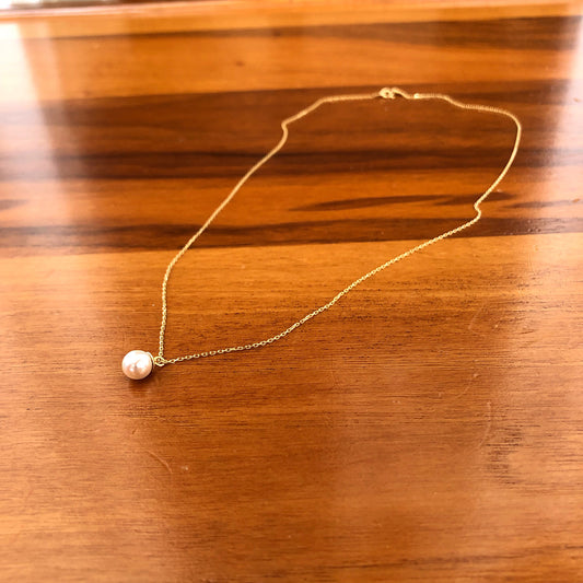 Single Pearl Necklace