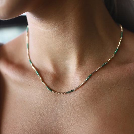 Green Cataphoresis Necklace