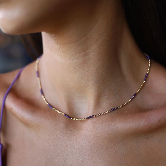 Purple Cataphoresis Necklace